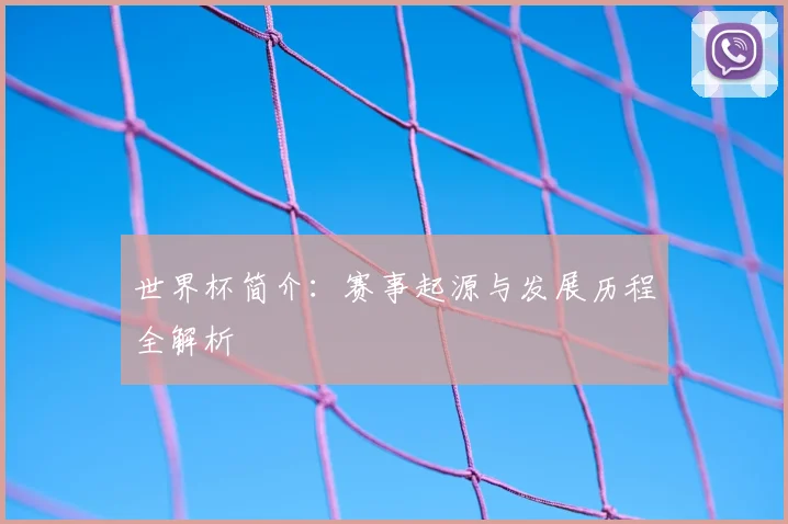 世界杯简介:赛事起源与发展历程全解析