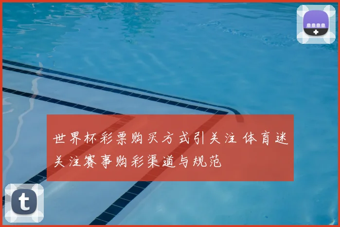 世界杯彩票购买方式引关注 体育迷关注赛事购彩渠道与规范